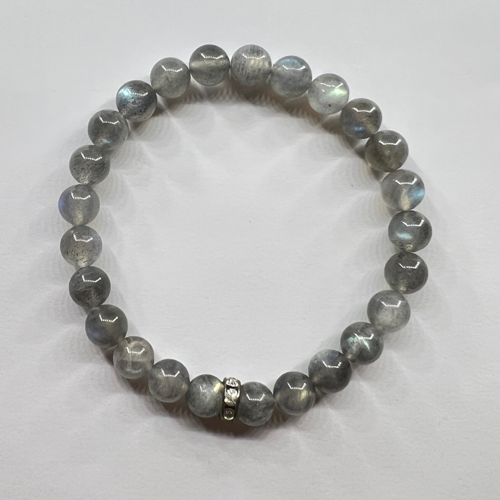 Labradorite Glow Bracelet – Silver Accent